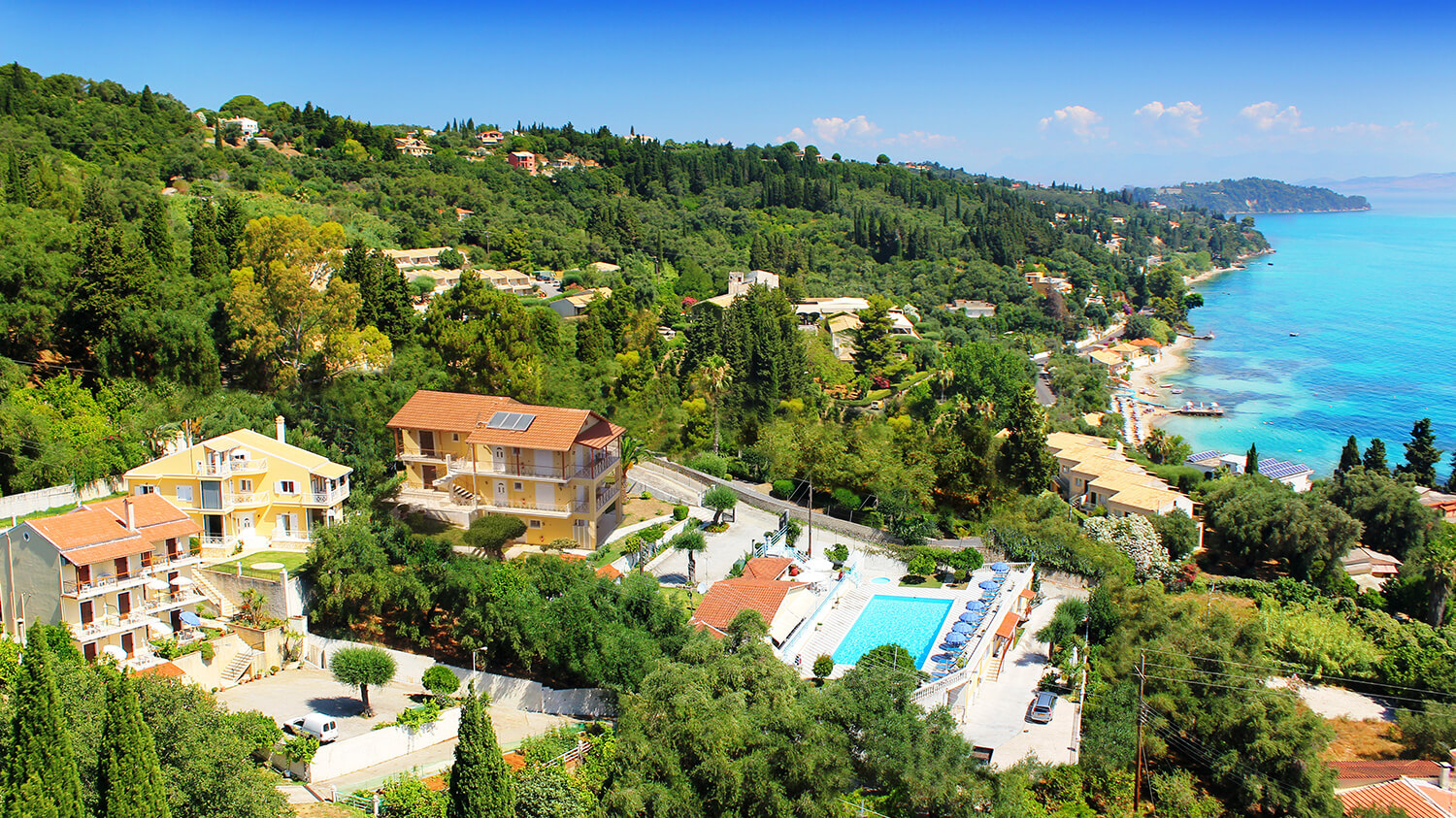 Brentanos Apartments in Corfu